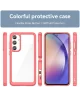 Samsung Galaxy A55 Hoesje Acryl Back Cover Rood