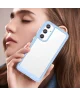 Samsung Galaxy A55 Hoesje Acryl Back Cover Blauw