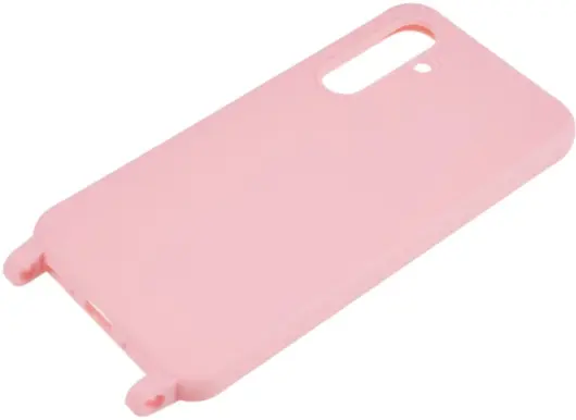 Samsung Galaxy A55 Hoesje Flexibel TPU met Koord Back Cover Roze afbeelding 5
