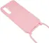Samsung Galaxy A55 Hoesje Flexibel TPU met Koord Back Cover Roze afbeelding 3