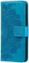 Motorola Moto G24 / Moto G04 Hoesje Mandala Book Case met Pasjeshouder Blauw afbeelding 5
