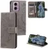 Motorola Moto G24 / Moto G04 Hoesje Mandala Book Case met Pasjeshouder Grijs afbeelding 7