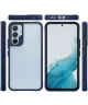 Samsung Galaxy A55 Hoesje Armor Back Cover Blauw