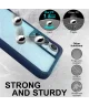 Samsung Galaxy A55 Hoesje Armor Back Cover Blauw