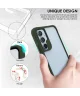 Samsung Galaxy A55 Hoesje Armor Back Cover Groen