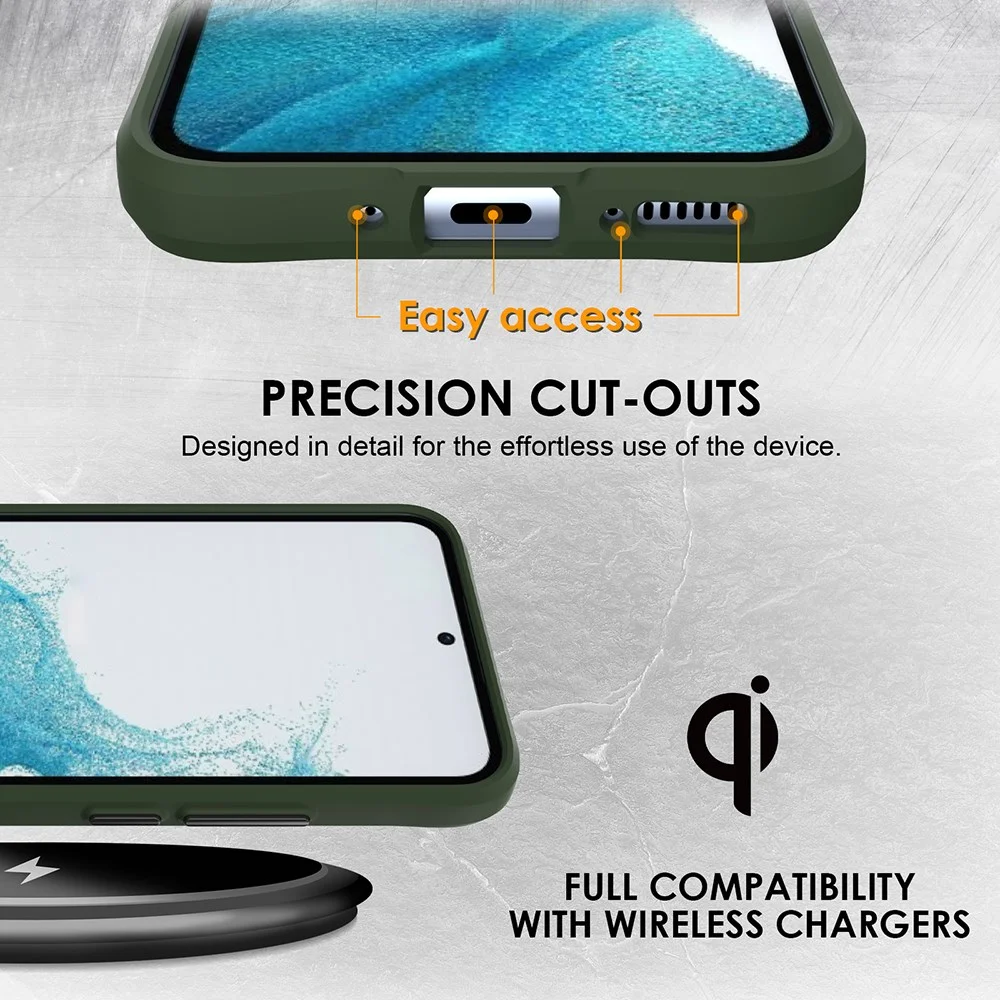 Samsung Galaxy A55 Hoesje Armor Back Cover Groen afbeelding 5