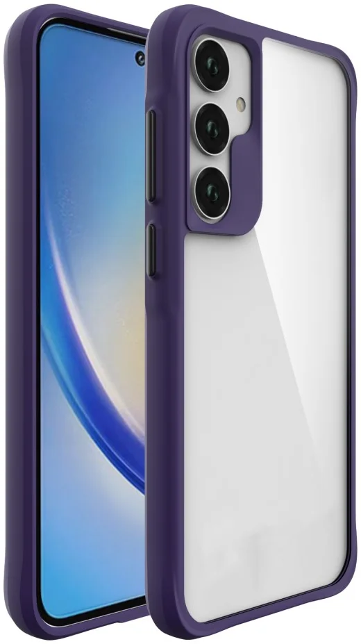 Samsung Galaxy A55 Hoesje Armor Back Cover Paars afbeelding 2