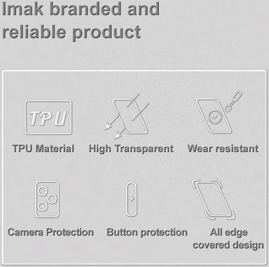 Imak UX-5 Series Xiaomi 14 Ultra Hoesje Flexibel TPU Transparant afbeelding 11