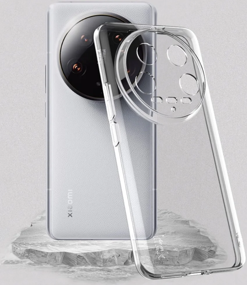 Imak UX-5 Series Xiaomi 14 Ultra Hoesje Flexibel TPU Transparant afbeelding 3