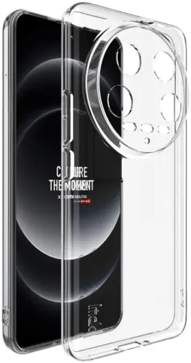 Imak UX-5 Series Xiaomi 14 Ultra Hoesje Flexibel TPU Transparant afbeelding 1
