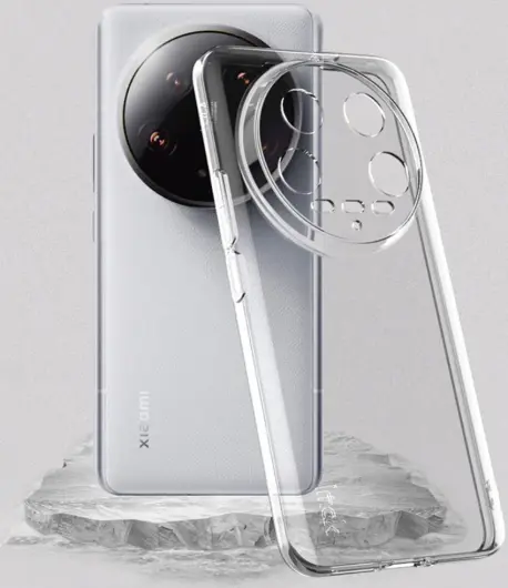 Imak UX-5 Series Xiaomi 14 Ultra Hoesje Flexibel TPU Transparant afbeelding 3