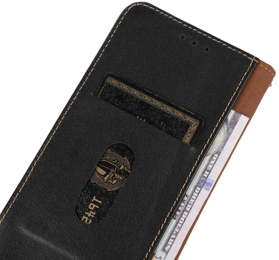 KHAZNEH Xiaomi 14 Ultra Hoesje RFID Book Case Leer Zwart afbeelding 5
