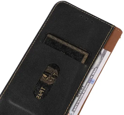 KHAZNEH Xiaomi 14 Ultra Hoesje RFID Book Case Leer Zwart afbeelding 5