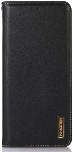 KHAZNEH Xiaomi 14 Ultra Hoesje RFID Book Case Leer Zwart afbeelding 6