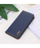 KHAZNEH Xiaomi 14 Ultra Hoesje RFID Book Case Leer Blauw