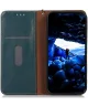 KHAZNEH Xiaomi 14 Ultra Hoesje RFID Book Case Leer Groen