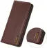 KHAZNEH Xiaomi 14 Ultra Hoesje RFID Book Case Leer Bruin afbeelding 4