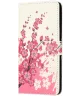 Motorola Moto G24 Power Hoesje Portemonnee Book Case Blossom Print