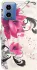Motorola Moto G04 / G24 Hoesje Portemonnee Book Case Bloemen Print afbeelding 5