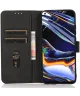 KHAZNEH Motorola Moto G24 Power Hoesje Retro Wallet Book Case Zwart