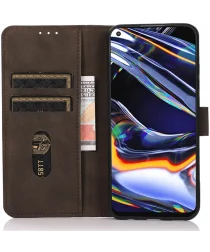 KHAZNEH Motorola Moto G24 Power Hoesje Retro Wallet Book Case Bruin