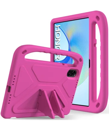 Honor Pad X9 Kinder Tablethoes met Handvat en Standaard Roze Hoesjes