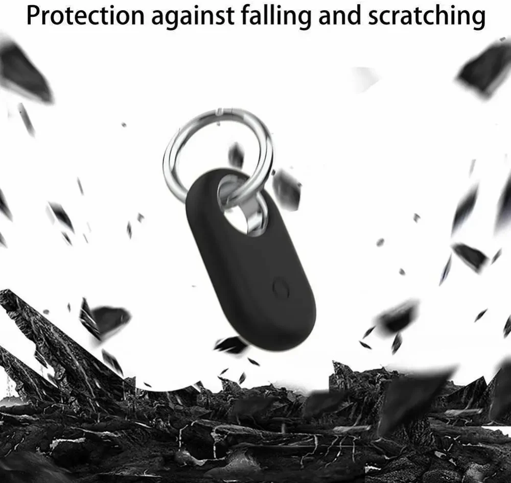 Samsung Galaxy SmartTag 2 Hoesje Siliconen met Ring Roze afbeelding 2