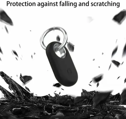 Samsung Galaxy SmartTag 2 Hoesje Siliconen met Ring Roze afbeelding 2