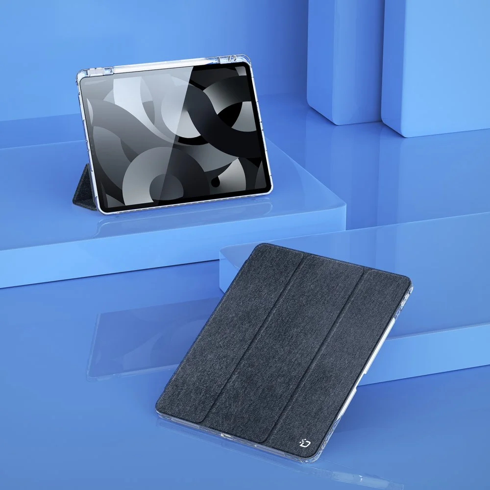 Dux Ducis Unid iPad Air 13 (24/25) / Pro 12.9 (2022/2018) Hoes Book Case Zwart afbeelding 12