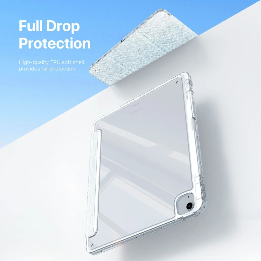 Dux Ducis Unid iPad Air 13 (24/25) / Pro 12.9 (2022/2018) Hoes Book Case Blauw afbeelding 8