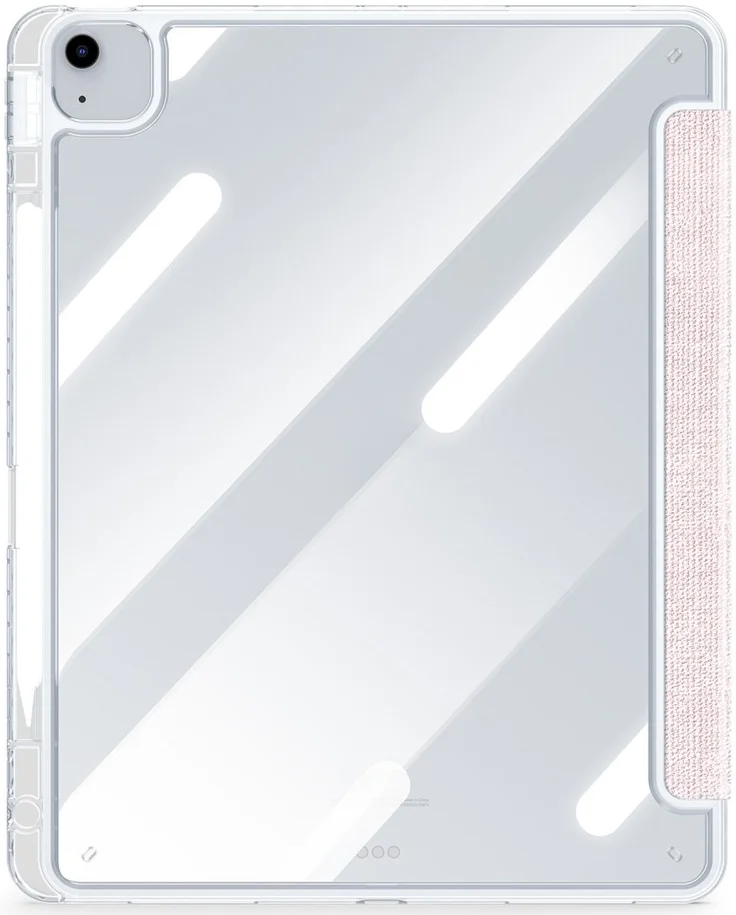 Dux Ducis Unid iPad Air 13 (24/25) / Pro 12.9 (2022/2018) Hoes Book Case Roze afbeelding 3