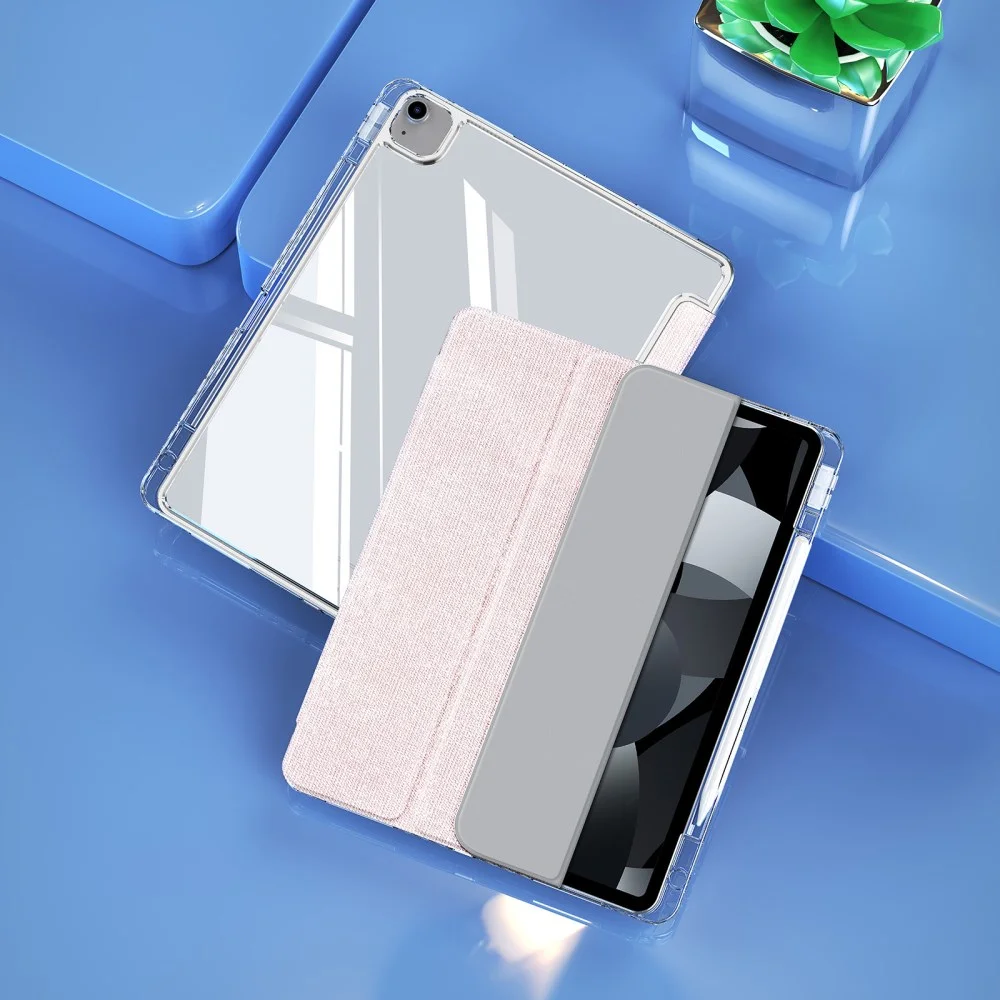 Dux Ducis Unid iPad Air 13 (24/25) / Pro 12.9 (2022/2018) Hoes Book Case Roze afbeelding 5