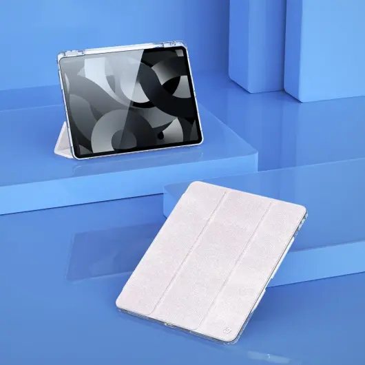 Dux Ducis Unid iPad Air 13 (24/25) / Pro 12.9 (2022/2018) Hoes Book Case Roze afbeelding 12