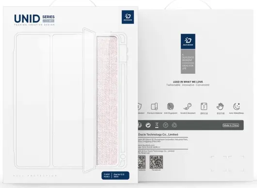 Dux Ducis Unid iPad Air 13 (24/25) / Pro 12.9 (2022/2018) Hoes Book Case Roze afbeelding 13