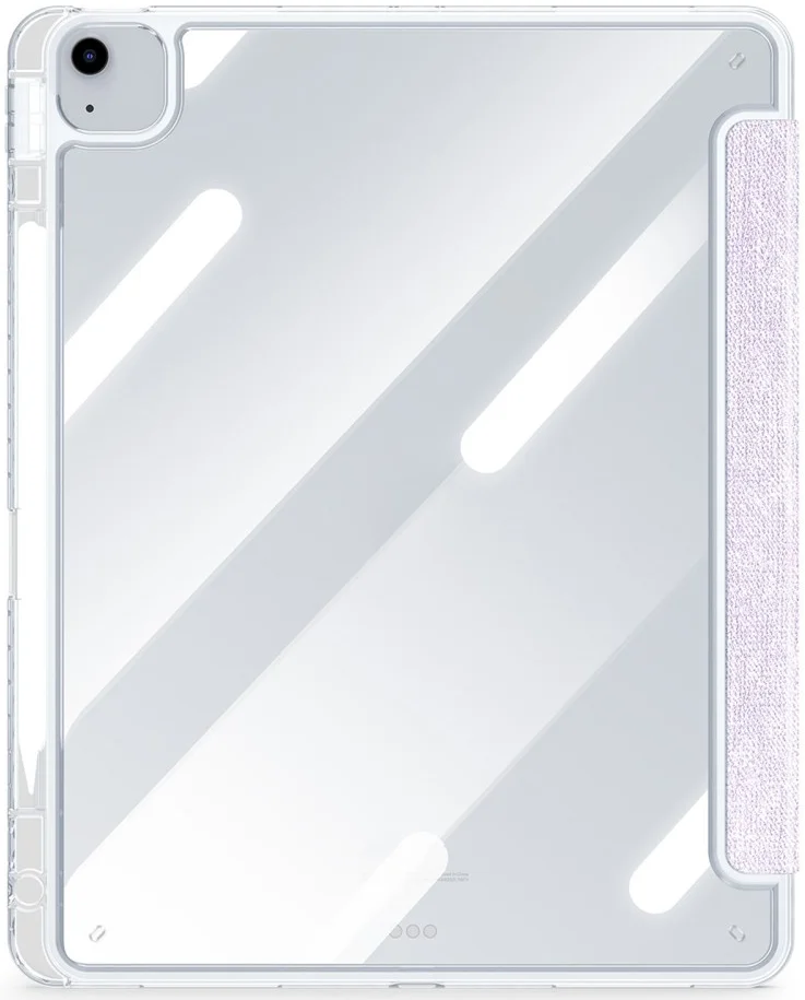 Dux Ducis Unid iPad Air 13 (24/25) / Pro 12.9 (2022/2018) Hoes Book Case Paars afbeelding 3