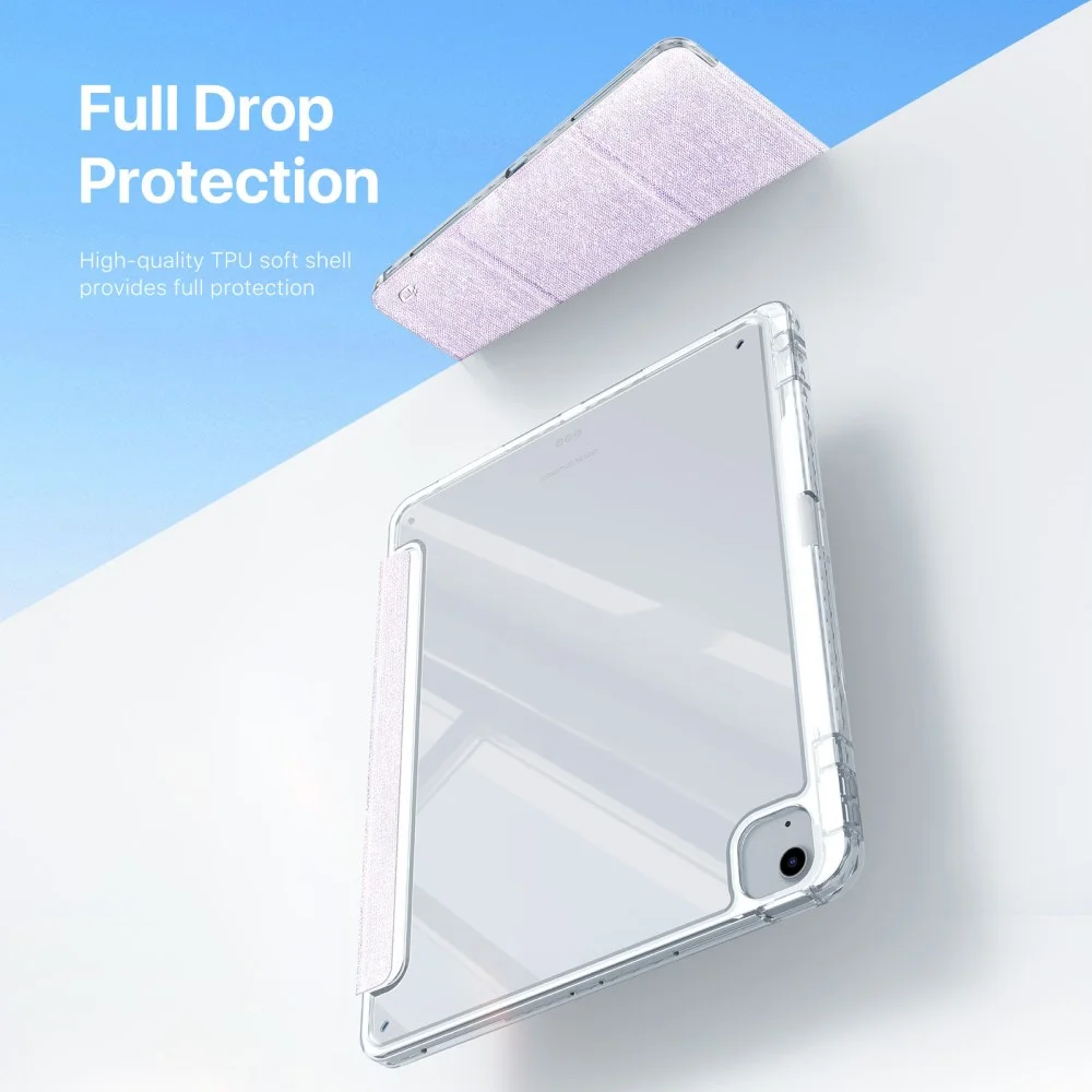 Dux Ducis Unid iPad Air 13 (24/25) / Pro 12.9 (2022/2018) Hoes Book Case Paars afbeelding 8