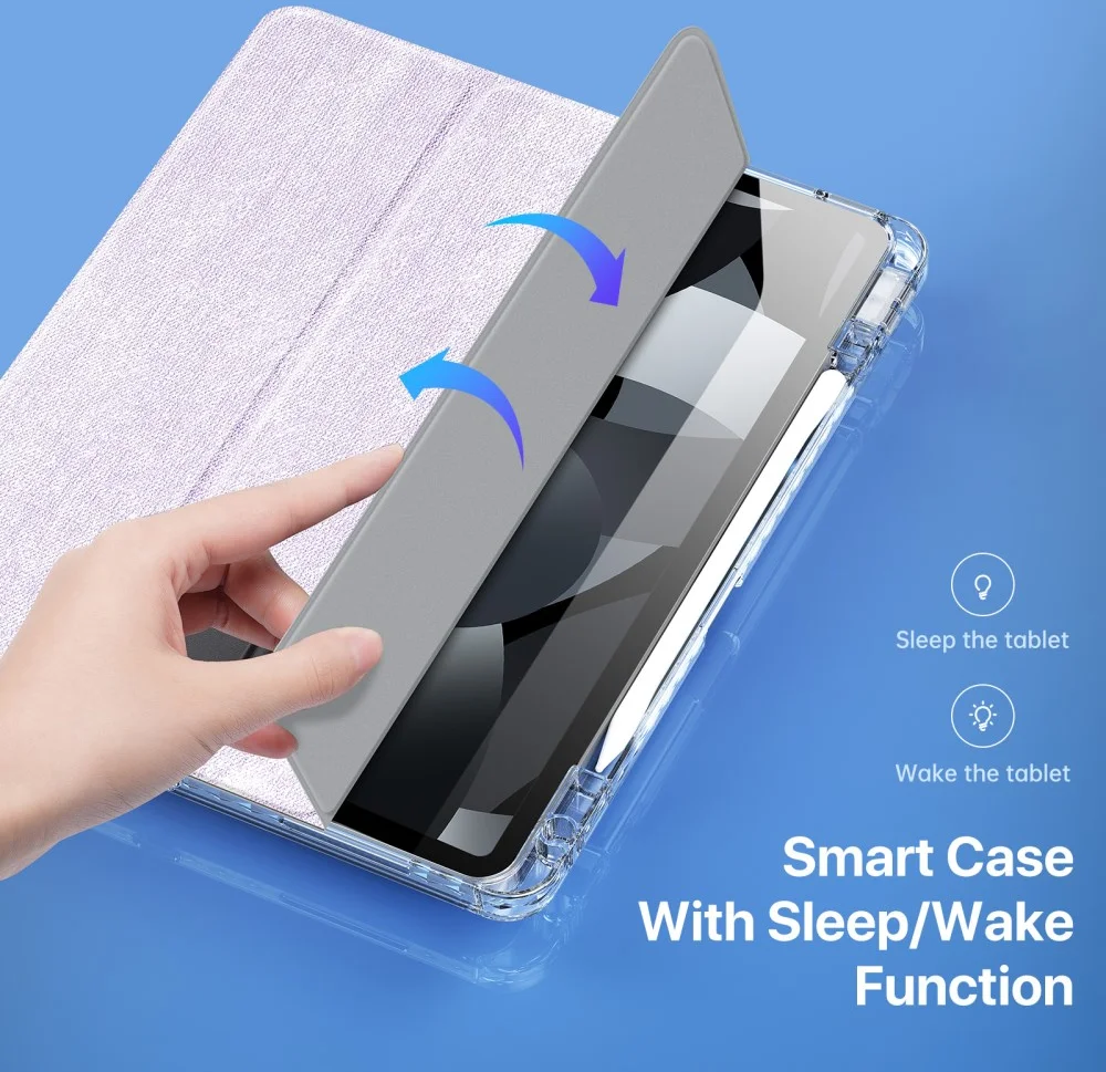 Dux Ducis Unid iPad Air 13 (24/25) / Pro 12.9 (2022/2018) Hoes Book Case Paars afbeelding 9