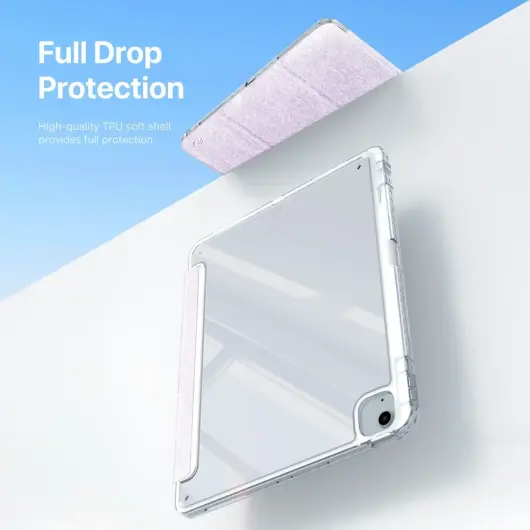Dux Ducis Unid iPad Air 13 (24/25) / Pro 12.9 (2022/2018) Hoes Book Case Paars afbeelding 8