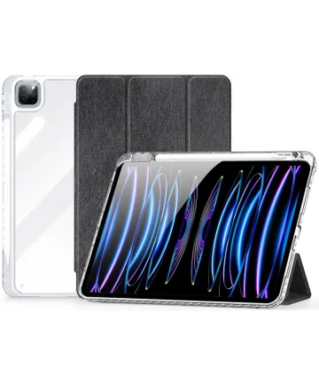 Dux Ducis Unid Apple iPad Pro 11 (2024) Hoes Book Case Transparant Zwart Hoesjes