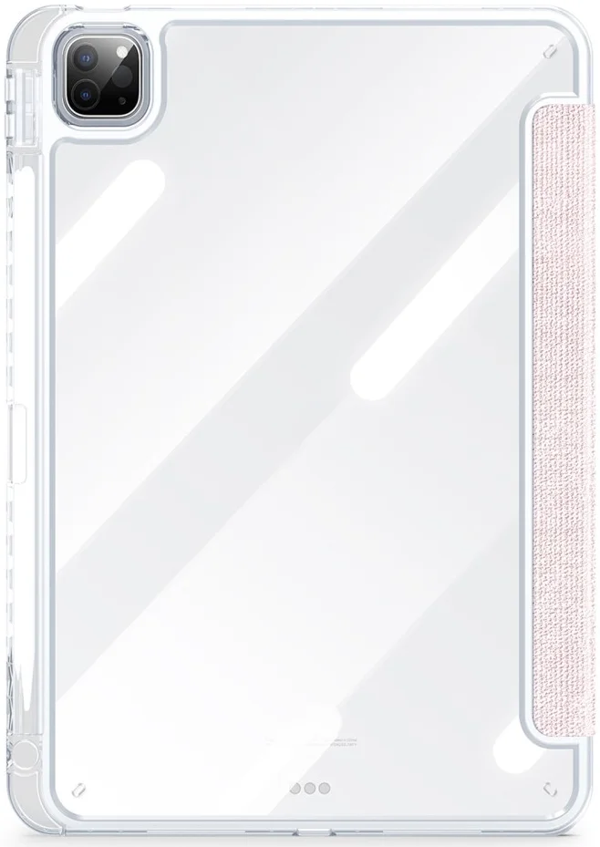 Dux Ducis Unid Apple iPad Pro 11 (2024) Hoes Book Case Transparant Roze afbeelding 12