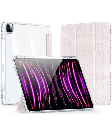 Dux Ducis Unid iPad Air 11 (2024)/Pro 11 (22/21/20)/Air 10.9 Hoes Roze Hoesjes