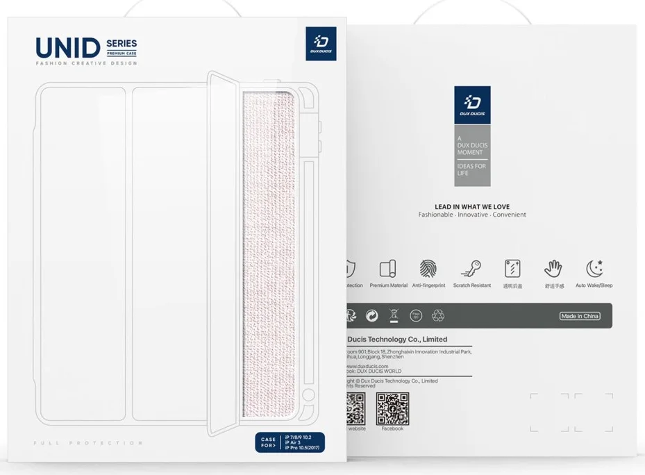 Dux Ducis Unid Apple iPad 10.2 / Air 10.5 / Pro 10.5 Hoes Book Case Roze afbeelding 12