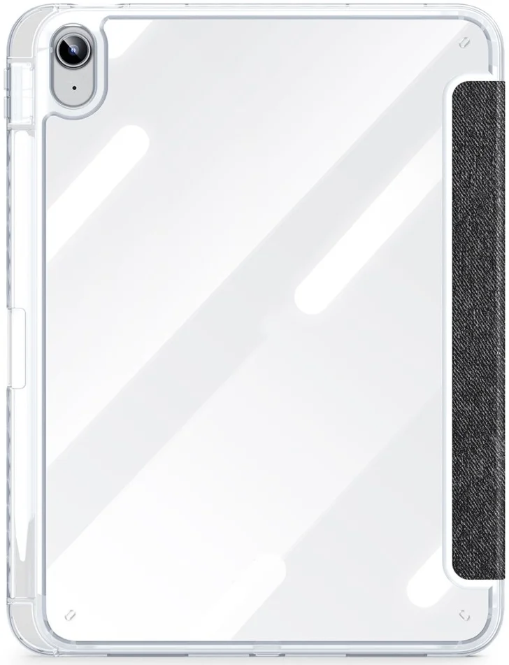 Dux Ducis Unid Apple iPad 11 (2025)/10.9 (2022) Hoes Book Case Transparant Zwart afbeelding 13