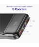 Buddi Boost 10.000 mAh Powerbank Reisformaat Met Display Zwart 22.5W