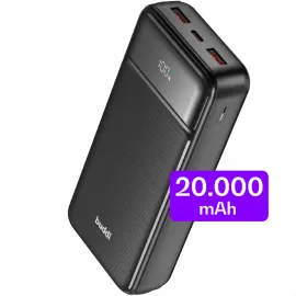 Buddi Boost 20.000 mAh Powerbank Reisformaat Met Display Zwart 22.5W