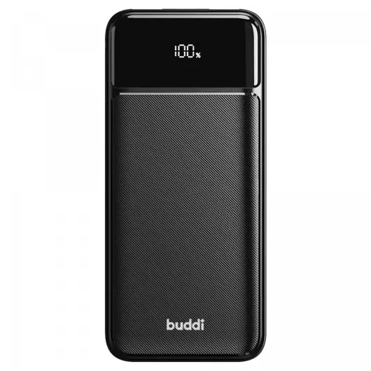 Buddi Boost 30.000 mAh Powerbank Reisformaat Met Display Zwart 22.5W afbeelding 2