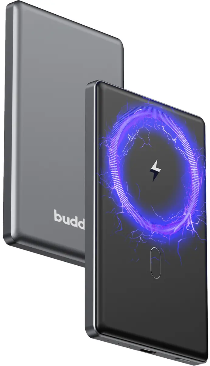 Buddi Connect 5.000 mAh MagSafe Powerbank Reisformaat Zwart 20W afbeelding 17