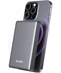 Buddi Connect 10.000 mAh MagSafe Powerbank Reisformaat Zwart 20W