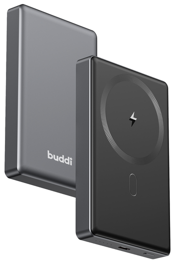 Buddi Connect 10.000 mAh MagSafe Powerbank Reisformaat Zwart 20W afbeelding 19