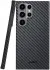 NEKIT Fiber Samsung Galaxy S24 Ultra Hoesje MagSafe Kevlar Back Cover Dun Zwart afbeelding 13